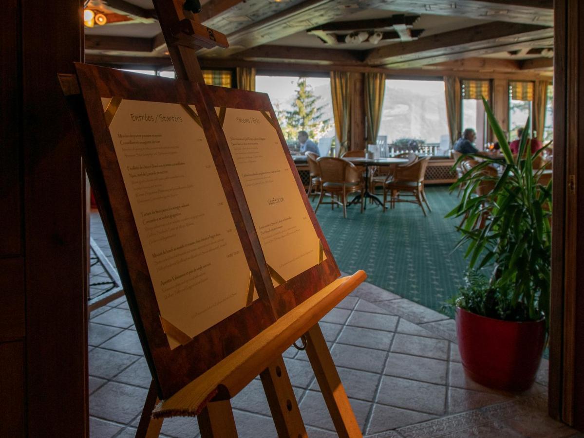 Hotel-Restaurant Le Mont Paisible, Crans-Montana Ngoại thất bức ảnh